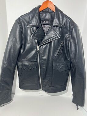 Vintage The Alley Chicago Leather Biker Jacket